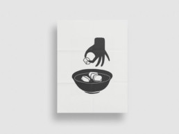 Illustration von Sarah Huegin. Foodprints. Plakat, Poster. Mizko Design.