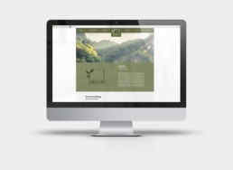 Webdesign Stiftung Satis, Ansicht Landingpage Satura